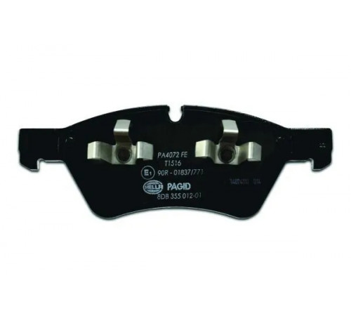 Комплект гальмівних накладок, дискове гальмо 8DB355012-011 HELLA PAGID