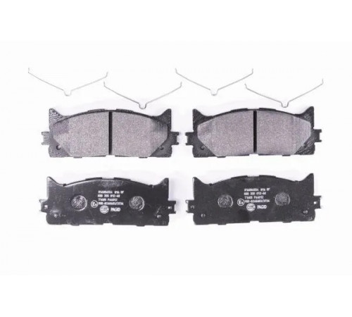 Комплект гальмівних накладок, дискове гальмо 8DB355012-401 HELLA PAGID
