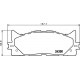 Комплект гальмівних накладок, дискове гальмо 8DB355012-401 HELLA PAGID