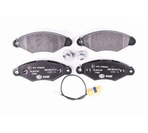 Комплект гальмівних накладок, дискове гальмо 8DB355012-711 HELLA PAGID