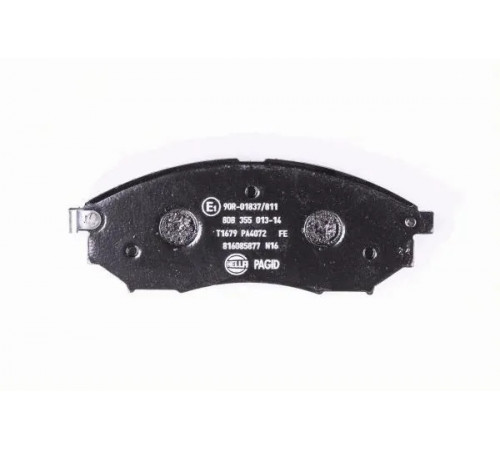 Комплект гальмівних накладок, дискове гальмо 8DB355013-141 HELLA PAGID