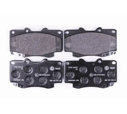 Комплект гальмівних накладок, дискове гальмо 8DB355013-481 HELLA PAGID
