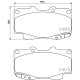 Комплект гальмівних накладок, дискове гальмо 8DB355013-481 HELLA PAGID