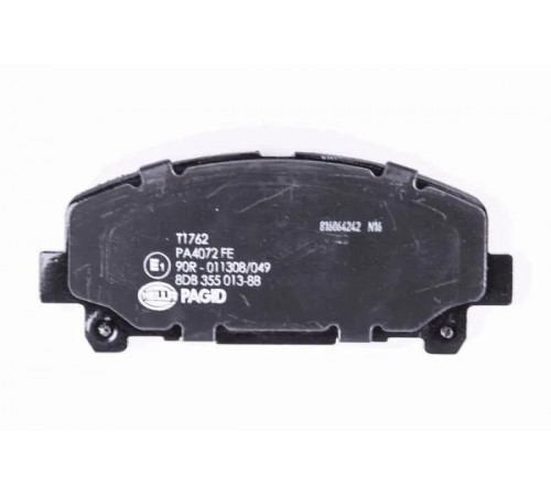 Комплект гальмівних накладок, дискове гальмо 8DB355013-881 HELLA PAGID