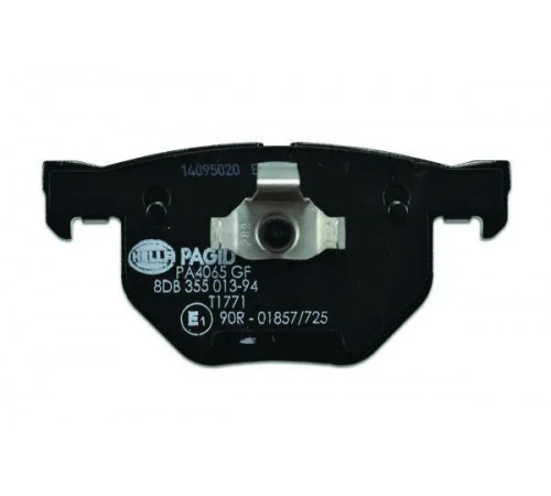 Комплект гальмівних накладок, дискове гальмо 8DB355013-941 HELLA PAGID
