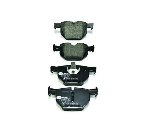 Комплект гальмівних накладок, дискове гальмо 8DB355013-941 HELLA PAGID