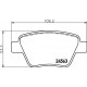 Комплект гальмівних накладок, дискове гальмо 8DB355014-021 HELLA PAGID