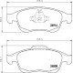 Комплект гальмівних накладок, дискове гальмо 8DB355014-791 HELLA PAGID