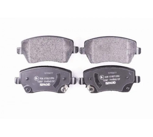 Комплект гальмівних накладок, дискове гальмо 8DB355015-981 HELLA PAGID