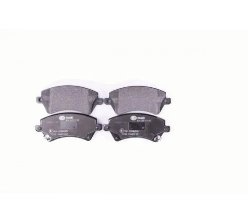 Комплект гальмівних накладок, дискове гальмо 8DB355017-241 HELLA PAGID