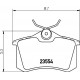 Комплект гальмівних накладок, дискове гальмо 8DB355018-111 HELLA PAGID