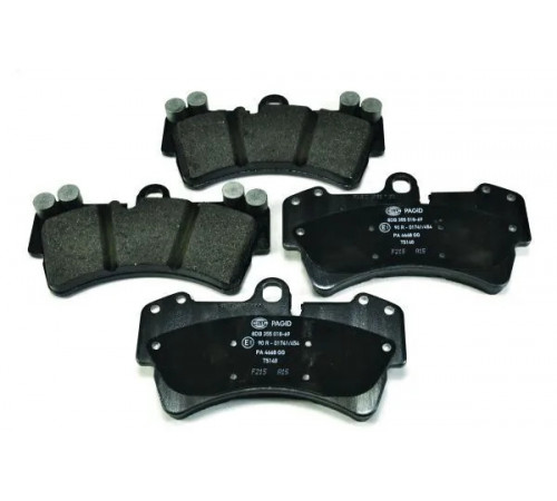 Комплект гальмівних накладок, дискове гальмо 8DB355018-691 HELLA PAGID