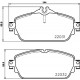 Комплект гальмівних накладок, дискове гальмо 8DB355021-551 HELLA PAGID
