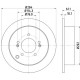 Гальмівний диск 8DD355111-421 HELLA PAGID