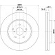 Гальмівний диск 8DD355114-981 HELLA PAGID