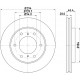Гальмівний диск 8DD355115-731 HELLA PAGID