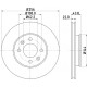 Гальмівний диск 8DD355117-981 HELLA PAGID