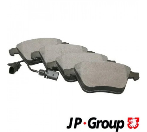 Комплект гальмівних накладок, дискове гальмо 1163602610 JP GROUP