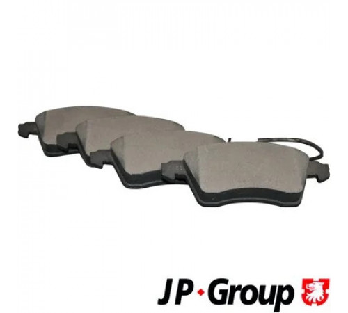 Комплект гальмівних накладок, дискове гальмо 1163603910 JP GROUP