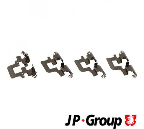 Комплект приладдя, накладка дискового гальма 1164004010 JP GROUP