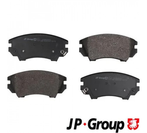 Комплект гальмівних накладок, дискове гальмо 1263602410 JP GROUP