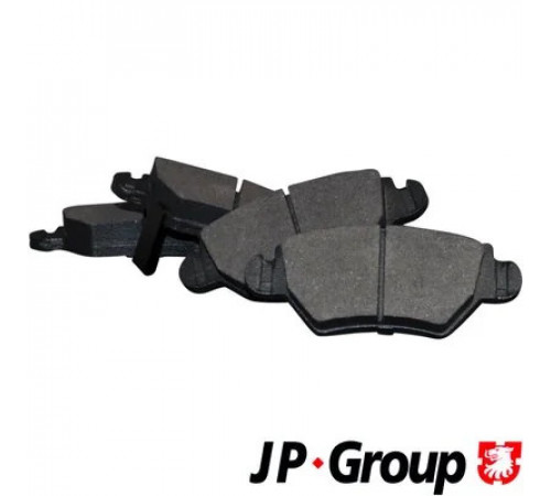 Комплект гальмівних накладок, дискове гальмо 1263700210 JP GROUP
