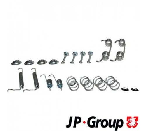 Комплект приладдя, гальмівна колодка 1264001110 JP GROUP
