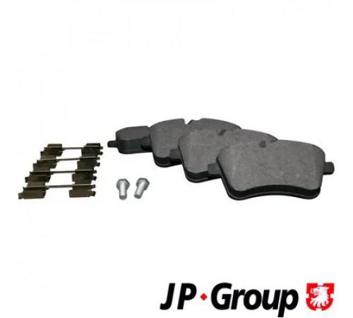 Комплект гальмівних накладок, дискове гальмо 1363601610 JP GROUP