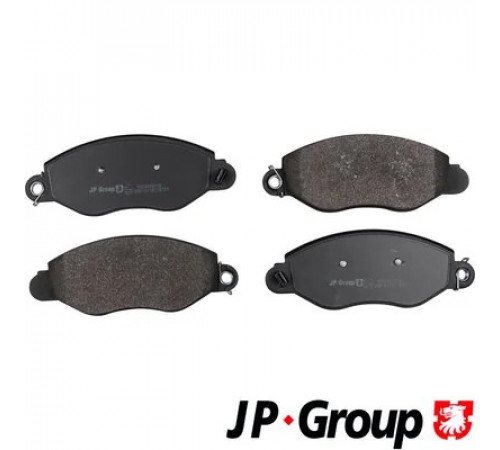Комплект гальмівних накладок, дискове гальмо 1563603110 JP GROUP