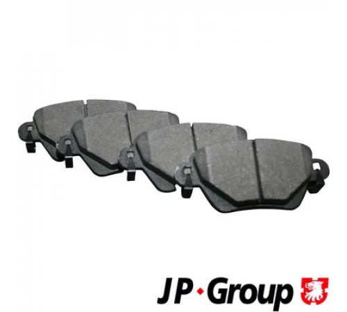 Комплект гальмівних накладок, дискове гальмо 1563700210 JP GROUP