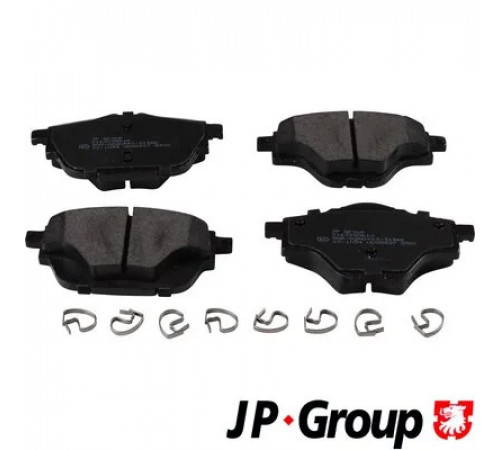 Комплект гальмівних накладок, дискове гальмо 3163700610 JP GROUP