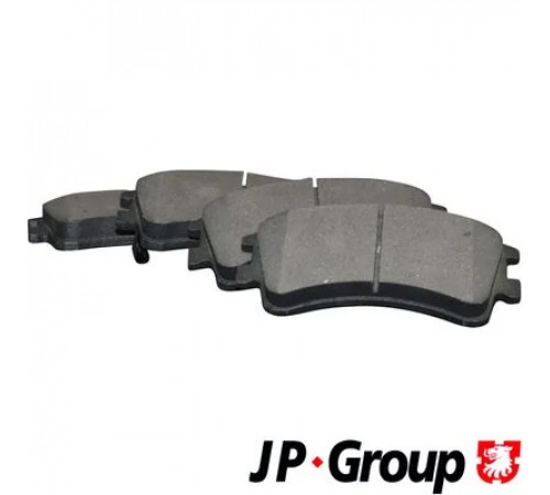 Комплект гальмівних накладок, дискове гальмо 3863601210 JP GROUP