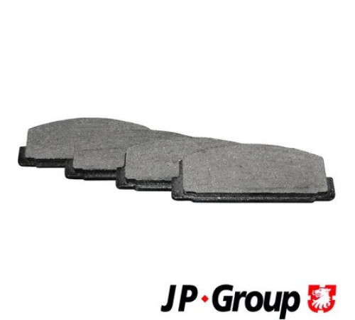 Комплект гальмівних накладок, дискове гальмо 3863700710 JP GROUP