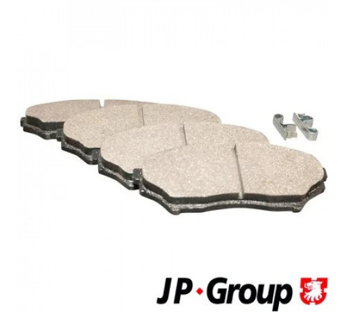 Комплект гальмівних накладок, дискове гальмо 3963600110 JP GROUP