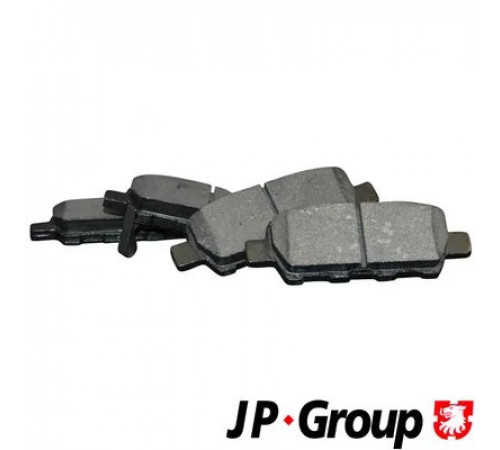Комплект гальмівних накладок, дискове гальмо 4063700610 JP GROUP