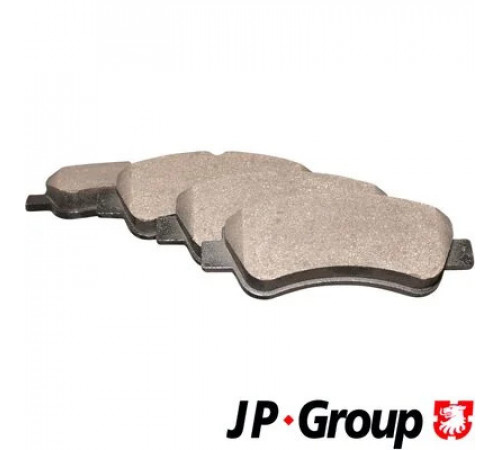 Комплект гальмівних накладок, дискове гальмо 4163601210 JP GROUP