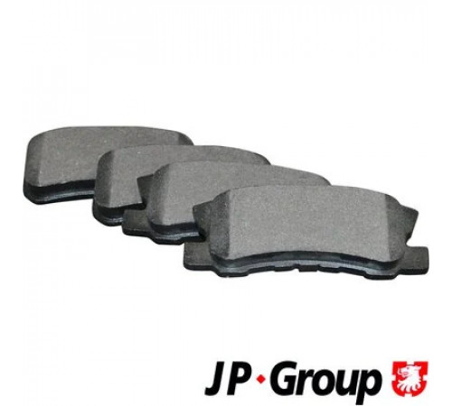 Комплект гальмівних накладок, дискове гальмо 4163700310 JP GROUP
