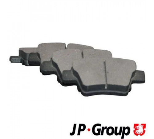 Комплект гальмівних накладок, дискове гальмо 4163700410 JP GROUP