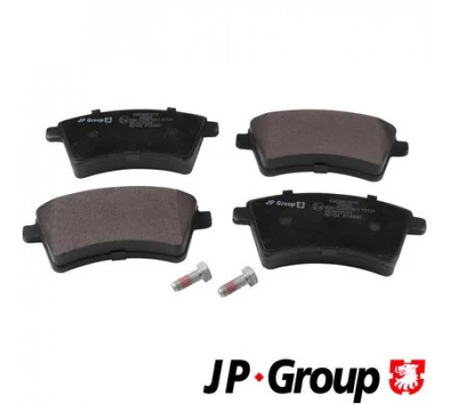 Комплект гальмівних накладок, дискове гальмо 4363601010 JP GROUP