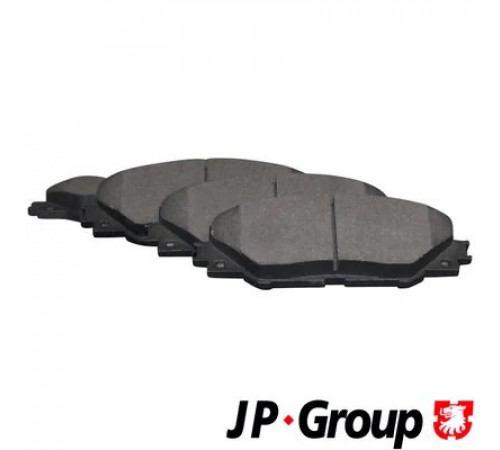 Комплект гальмівних накладок, дискове гальмо 4863601410 JP GROUP