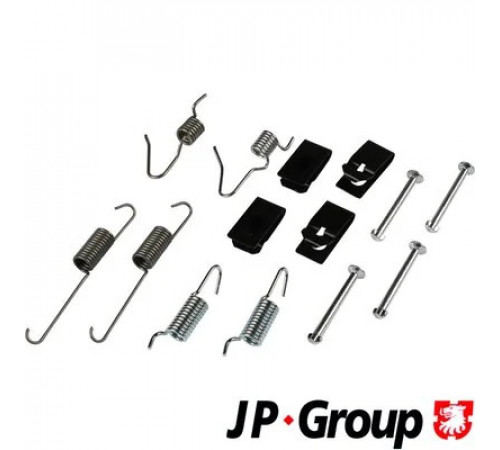 Комплект приладдя, колодка стоянкового гальма 4863950110 JP GROUP