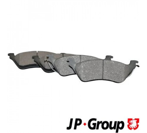 Комплект гальмівних накладок, дискове гальмо 5063700210 JP GROUP