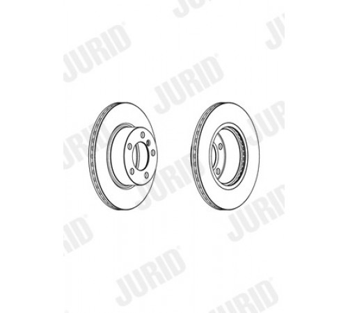 Гальмівний диск 562976JC JURID