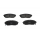 Комплект гальмівних накладок, дискове гальмо KBP-4014 KAVO PARTS