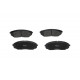 Комплект гальмівних накладок, дискове гальмо KBP-4014 KAVO PARTS