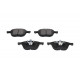Комплект гальмівних накладок, дискове гальмо KBP-4513 KAVO PARTS