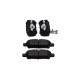 Комплект гальмівних накладок, дискове гальмо KBP-5518 KAVO PARTS
