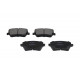 Комплект гальмівних накладок, дискове гальмо KBP-6559 KAVO PARTS