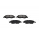 Комплект гальмівних накладок, дискове гальмо KBP-6578 KAVO PARTS