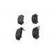 Комплект гальмівних накладок, дискове гальмо KBP-8002 KAVO PARTS